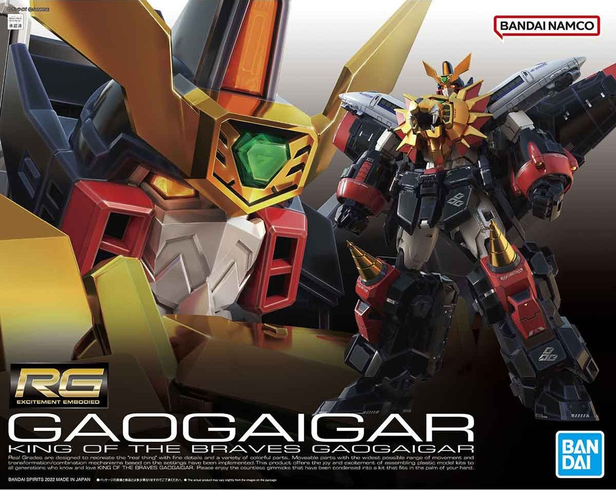 The King of Braves GaoGaiGar RG GaoGaiGar Model Kit – Midwest