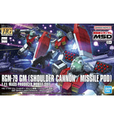 HG RGM-79 GM (Shoulder cannon/missile Pod)