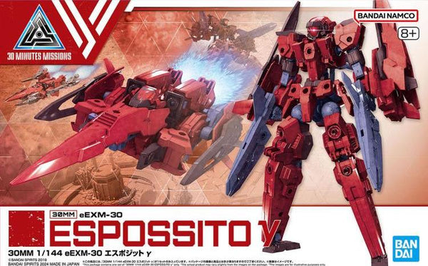 30 Minutes Missions eEXM-30 Espossito (Red) 1/144 Scale Model Kit