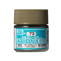 Mr. Color Aqueous H73 (Semi-Gloss Dark Green) 10ml