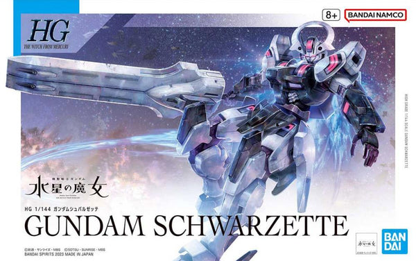 HGTWFM Gundam Schwarzette 1/144 Scale Model Kit
