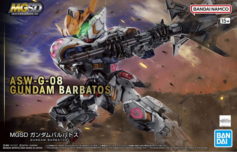 MGSD GUNDAM BARBATOS プラモデル BANDAI Gundam Iron-Blooded Orphans MGSD Gundam Barbatos