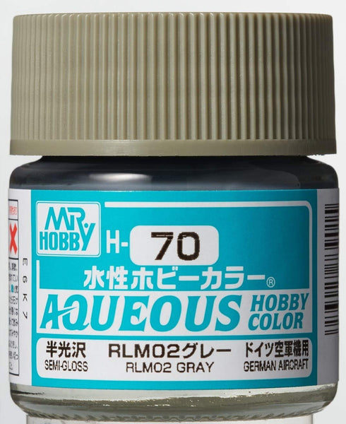 Mr. Color Aqueous H70 (Semi-Gloss RLM02 Gray) 10ml – Midwest Hobby and ...