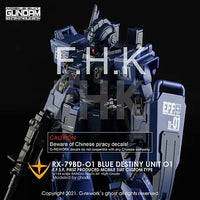 G-Rework [HG] RX-79 BD-01 [BLUE DESTINY] - Decal only