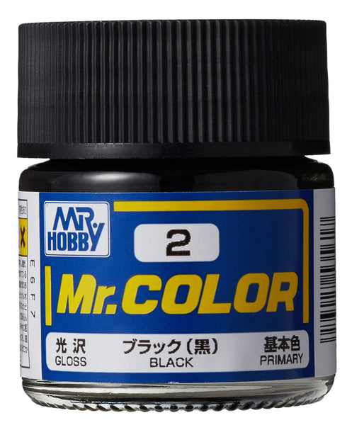 Mr. Color Lacquer C002 Gloss Black C2 10ml