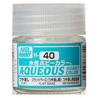 H40 Flat Base Aqueous Mr. Hobby 10ml Bottle