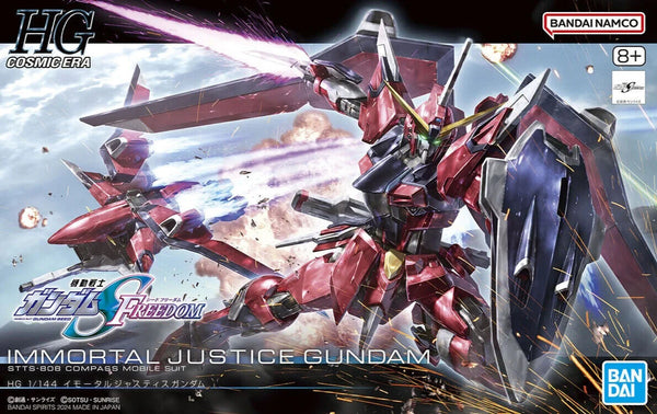 1/144 scale HG Immortal justice Gundam