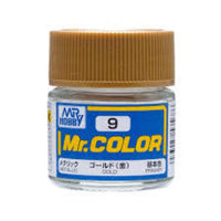 Mr. Color Lacquer C009 Gloss Metallic Gold C9 10ml