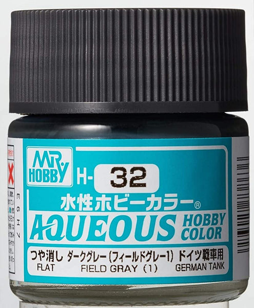 Mr. Color Aqueous H32 (Flat Field Gray) 10ml