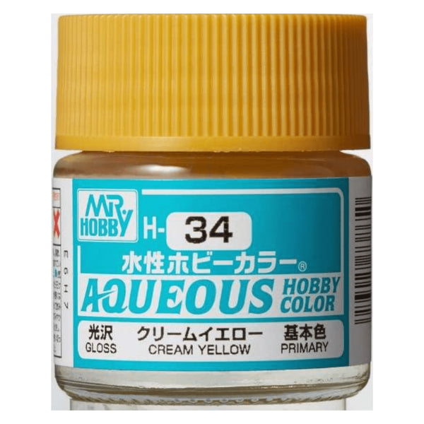 Mr. Color Aqueous H34 (Gloss Cream Yellow) 10ml