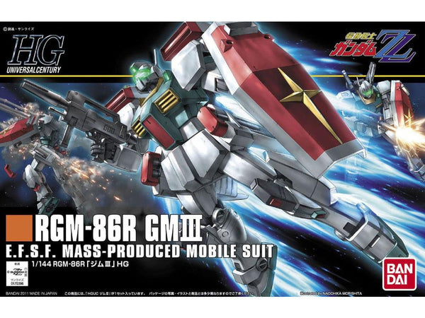 Gundam HGUC 1/144 RGM-86R GM III Model Kit #126