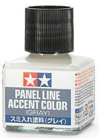 Tamiya 40ML Panel Line Accent Color Paint Wash Gray