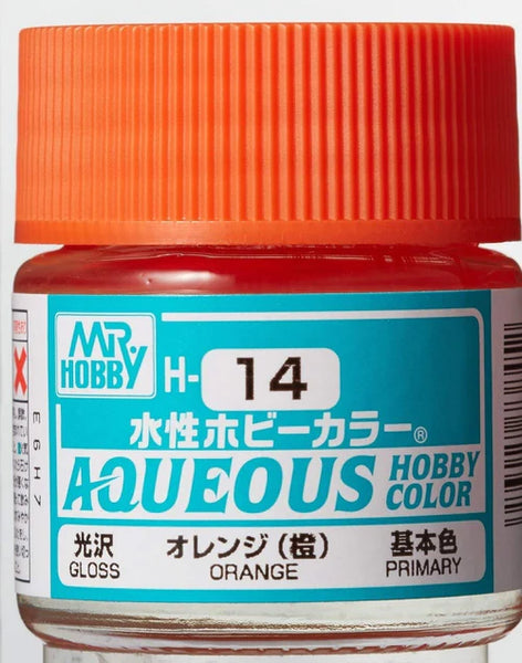 Mr. Hobby Aqueous H14 (Gloss Orange) 10ml