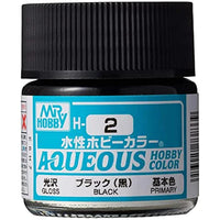 Mr. Color Aqueous H2 (Gloss Black) 10ml