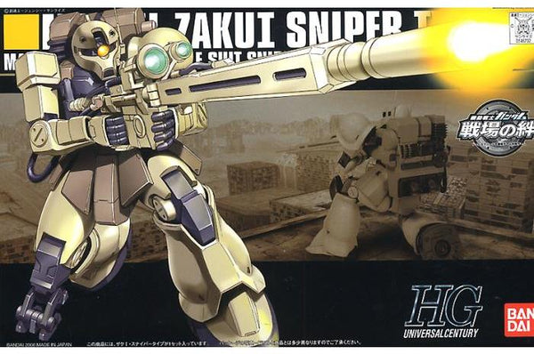 Gundam HGUC 1/144 MS-05L Zaku I Sniper Type Model Kit
