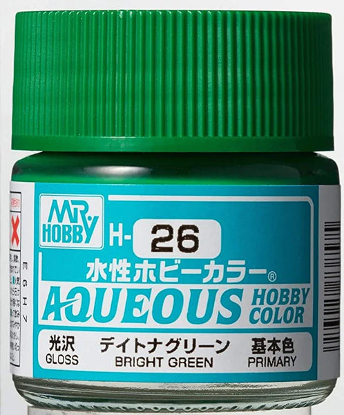Mr. Color Aqueous H26 (Gloss Bright Green) 10ml