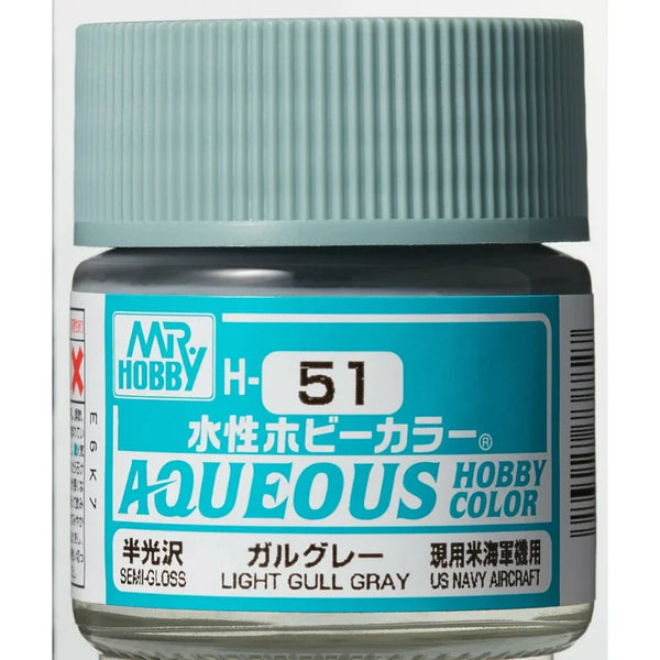Mr. Hobby Aqueous H51 (Light Gull Gray) 10ml